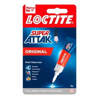 Loctite Super Attak Original Adesivo Universale Instantaneo - Flacone