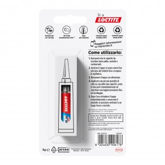 Loctite Super Attak Comfort Gel Colla Instantanea Inodore - Flacone
