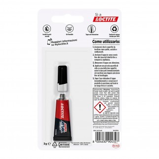 Loctite Super Attak Power Gel Adesivo per Materiali Flessibili -