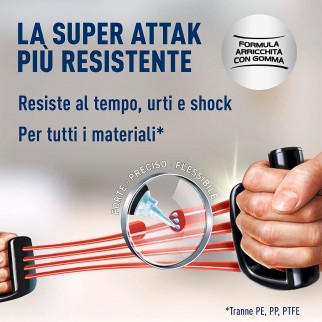 Loctite Super Attak Power Gel Adesivo per Materiali Flessibili -