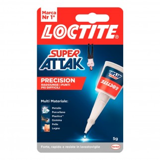 Loctite Super Attak Precision Adesivo Universale Istantaneo con
