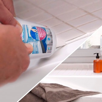 Pattex Bagno Sano Silicone Facile Resistente alle Muffe - Flacone da