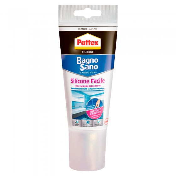 Pattex Bagno Sano Silicone Facile Resistente alle Muffe - Flacone da Pattex Bagno Sano Silicone Facile Resistente alle Muffe - Flacone da