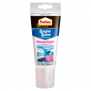Pattex Bagno Sano Silicone Facile Resistente alle Muffe - Flacone da