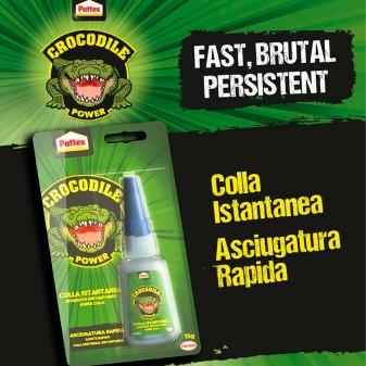 Pattex Crocodile Power Adesivo Liquido Istantaneo Trasparente -