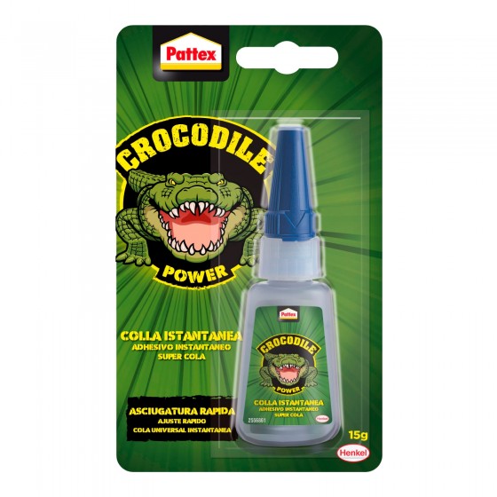 Pattex Crocodile Power Adesivo Liquido Istantaneo Trasparente - Pattex Crocodile Power Adesivo Liquido Istantaneo Trasparente -