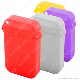 Bravo Rex Posacenere Tascabile in Plastica Colorata con Tappo