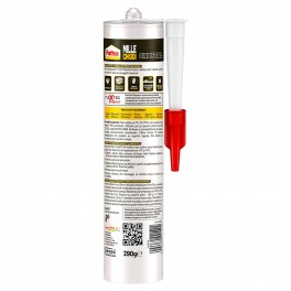 Pattex Mille Chiodi Crystal Adesivo Sigillante per Vetri e Specchi - Flacone da 290g