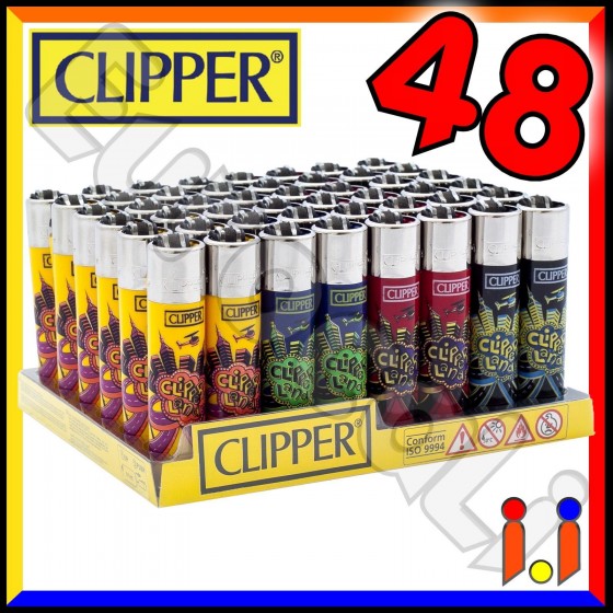 Clipper Large Fantasia Clipperland - Box da 48 Accendini