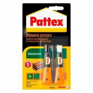 Pattex Saldatutto Adesivo Epossidico Bicomponente - 2 Flaconi da 24g