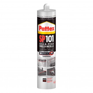 Pattex SP 101 Sigillante Elastico Trasparente - Flacone da 280ml