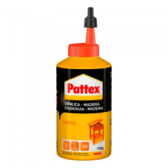 Pattex Colla Vinilica Express per Tutti i Tipi di Legno - Flacone da Pattex Colla Vinilica Express per Tutti i Tipi di Legno - Flacone da