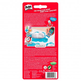 Pritt Stick Fun Colors Colla Colorata - 4 Stick da 10g