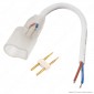 Immagine 1 - V-Tac Connettore 2 PIN per Strisce LED Neon Flex Con Cavi a Saldare -