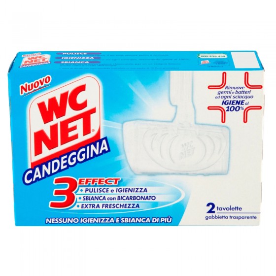 WC Net Candeggina Detergente Solido per il WC - Confezione da 2 WC Net Candeggina Detergente Solido per il WC - Confezione da 2