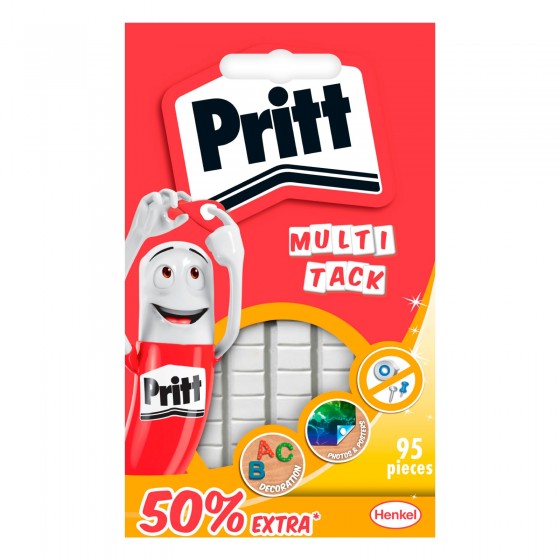 Pritt Multi Tack Gommini Adesivi Pretagliati - Confezione da 95 Pezzi Pritt Multi Tack Gommini Adesivi Pretagliati - Confezione da 95 Pezzi