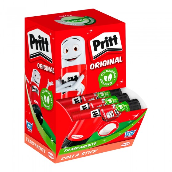 Original Stick Colla Trasparente 15 Tubetti da 22gr Pritt