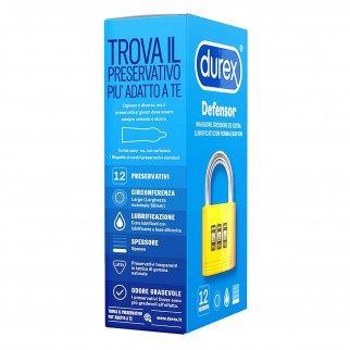 Preservativi Durex Defensor - Scatola 12 Profilattici