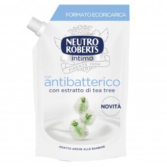 Neutro Roberts Detergente Intimo Antibatterico con Estratti di Tea Tree - Flacone da 400ml