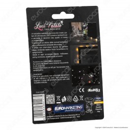 Intergross Luci Fatate Filo da 2 Metri con 20 LED Decorativi Luce