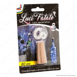 Intergross Luci Fatate Filo da 2 Metri con 20 LED Decorativi Luce
