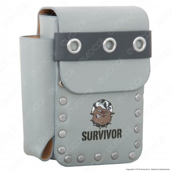 ChillingTime Survivor Porta Pacchetto in Eco Pelle con Porta