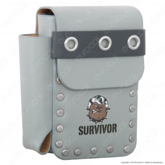 ChillingTime Survivor Porta Pacchetto in Eco Pelle con Porta