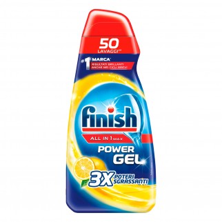Finish PowerGel Tutto in 1 Max al Limone per Lavastoviglie - Flacone