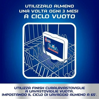 Finish Curalavastoviglie al Limone Trattamento per Pulizia