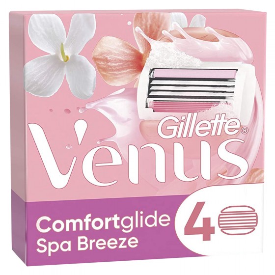 Gillette Venus Comfortglide Spa Breeze Ricariche per Rasoi a 3 lame - Gillette Venus Comfortglide Spa Breeze Ricariche per Rasoi a 3 lame -