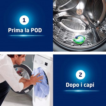 Dash Pods All in One Detersivo in Capsule per Lavatrice Salva Colore