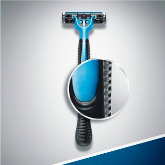 Gillette Blue3 Rasoio Uomo Usa e Getta 3 Lame - Confezione da 6 Pezzi