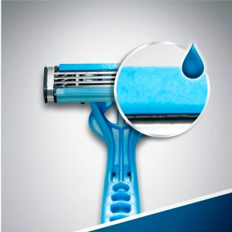 Gillette Blue3 Rasoio Uomo Usa e Getta 3 Lame - Confezione da 6 Pezzi