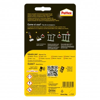 Pattex Saldatutto Mix Adesivo Epossidico Bicomponente - Flacone da 28g