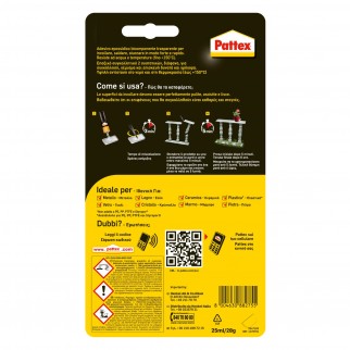 Pattex Saldatutto Mix Adesivo Epossidico Bicomponente - Flacone da 28g