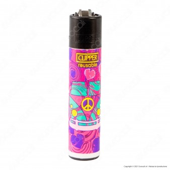 Clipper Large Fantasia Vans Summer - Box da 48 Accendini [TERMINATO]