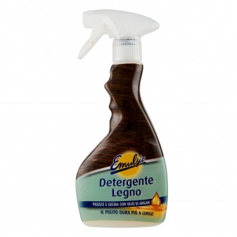 Emulsio Detergente Legno Spray Pulente e Lucidante con Olio d'Argan