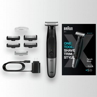 Braun Series XT 5100 Rasoio da Uomo Viso e Corpo Rifinitore e