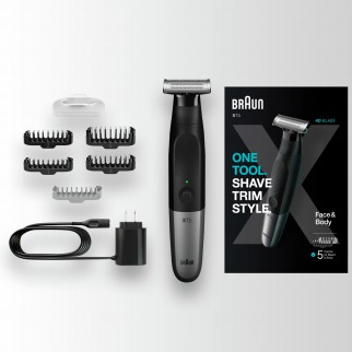 Braun Series XT 5100 Rasoio da Uomo Viso e Corpo Rifinitore e