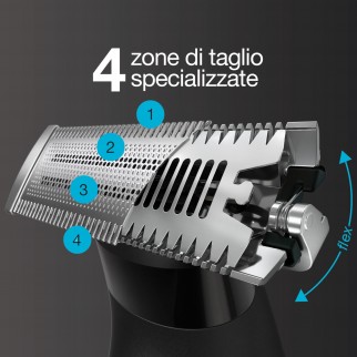 Braun Series XT 5100 Rasoio da Uomo Viso e Corpo Rifinitore e