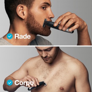 Braun Series XT 5100 Rasoio da Uomo Viso e Corpo Rifinitore e
