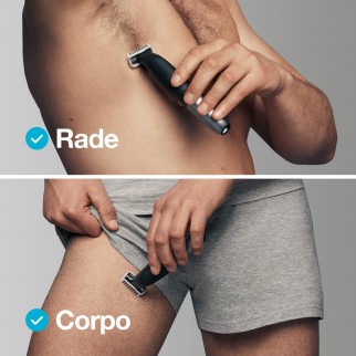 Braun Series XT 5100 Rasoio da Uomo Viso e Corpo Rifinitore e