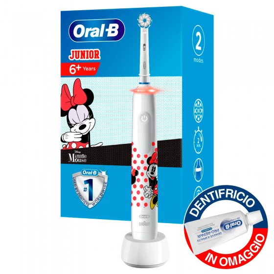 Oral-B Pro 3000 Spazzolino Elettrico Minnie Ricaricabile per Bambini Oral-B Pro 3000 Spazzolino Elettrico Minnie Ricaricabile per Bambini