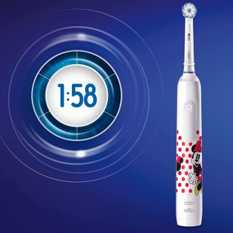 Oral-B Pro 3000 Spazzolino Elettrico Minnie Ricaricabile per Bambini