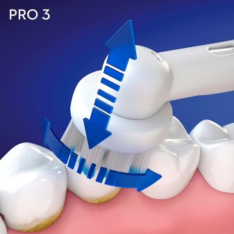 Oral B Pro 3 3900 Duo White & Black - 2 Spazzolini Elettrici