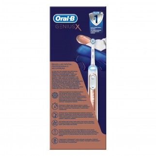Oral-B Genius X Special Edition Spazzolino Elettrico Ricaricabile Oro