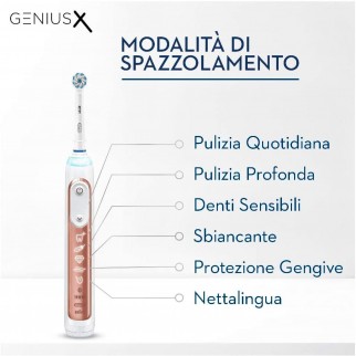 Oral-B Genius X Special Edition Spazzolino Elettrico Ricaricabile Oro