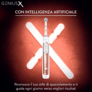 Oral-B Genius X Special Edition Spazzolino Elettrico Ricaricabile Oro