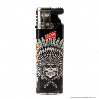 Accendini Turboflame Maxi Prof Skulls - Serie da 5 Accendini