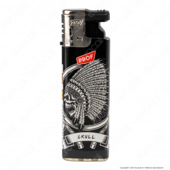 Accendini Turboflame Maxi Prof Skulls - Serie da 5 Accendini